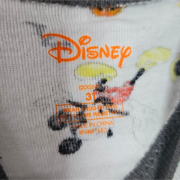 Disney unisex 2 piece Halloween Mickey and Minnie mouse pajama set size 3T - Picture 5 of 7